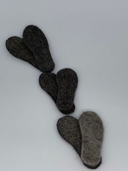 Schuheinlage aus Alpakawolle für Kinder