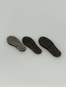 Schuheinlage aus Alpakawolle für Kinder
